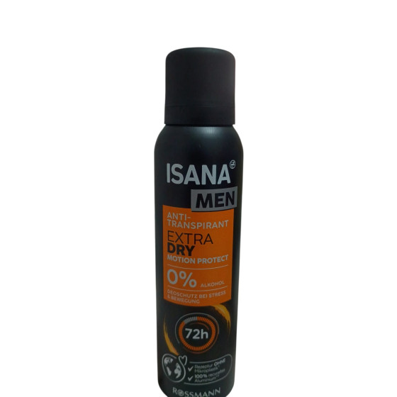 Antiperspirant spray for men